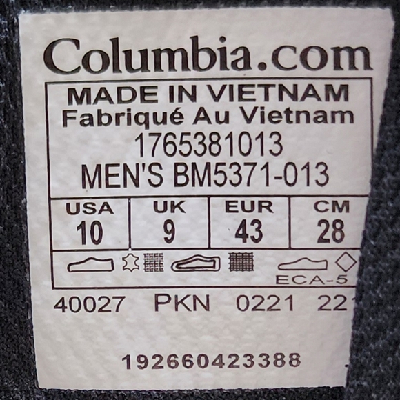 NWT Columbia Men's Crestwood Mid Omni-Tech Waterpoof Hiking Boots - Picture 2 of 11